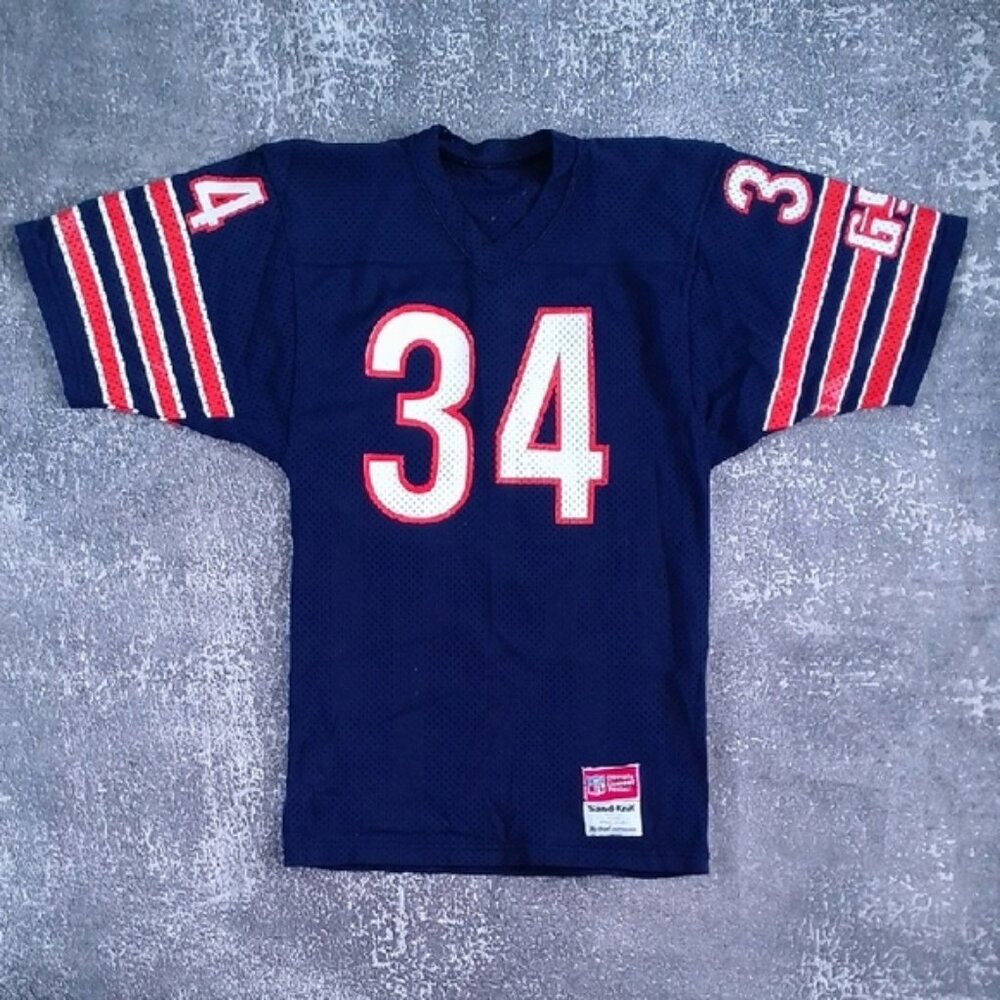Vintage 80s Walter Payton Chicago Bears Kids Football Jersey